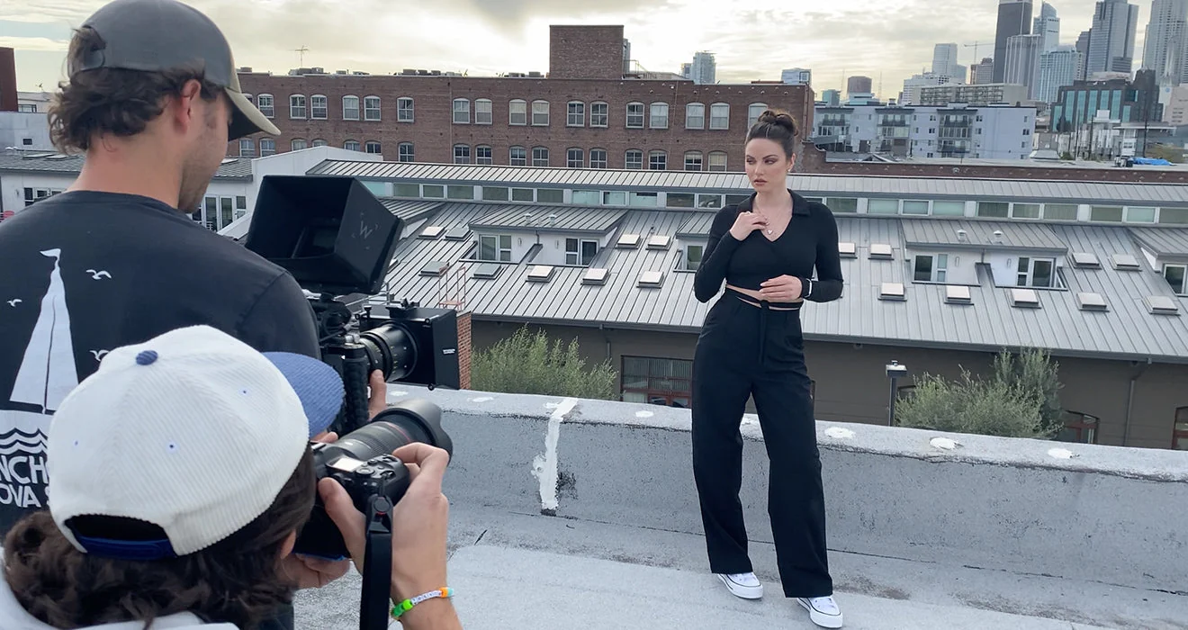 RAWNESS rooftop behind the scenes